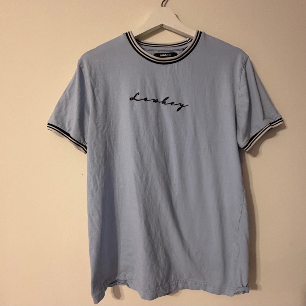 Light Blue Men's Shirt by FashionNova in Small Size